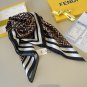 ch 110FENDI's new silk square scarfã FF Letter Printed Square Scarf ã Beautiful [_2785
