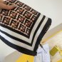 ch 110FENDI's new silk square scarfã FF Letter Printed Square Scarf ã Beautiful [_2785