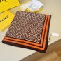 ch 110FENDI's new silk square scarf&atilde;�� FF Letter Printed Square Scarf &atilde;�� Beautiful [_2786