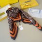 ch 110FENDI's new silk square scarfã FF Letter Printed Square Scarf ã Beautiful [_2786