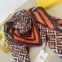 ch 110FENDI's new silk square scarfã FF Letter Printed Square Scarf ã Beautiful [_2786