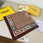 ch 110FENDI's new silk square scarf&atilde;�� FF Letter Printed Square Scarf &atilde;�� Beautiful [_4743