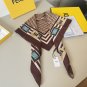 ch 110FENDI's new silk square scarfã FF Letter Printed Square Scarf ã Beautiful [_7119