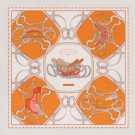 ch 110Hermes 90cm Silk Square Towel [Spring Mix and Match] Made of top-quality twill_6597