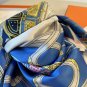 ch 110Hermes 90cm Silk Square Towel [Spring Mix and Match] Made of top-quality twill_6598