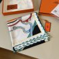 ch 110Hermes 90cm Silk Square Towel [Spring Mix and Match] Made of top-quality twill_6600