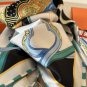 ch 110Hermes 90cm Silk Square Towel [Spring Mix and Match] Made of top-quality twill_6600