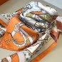 ch 110Hermes new silk handkerchief [new type of car]Inspired by the design of the L_5669