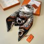 ch 110Hermes new silk handkerchief [new type of car]Inspired by the design of the L_5671
