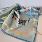 ch 110Hermes silk handkerchief (100% mulberry silk) [Fun ice cream]Designer Elias K_2796