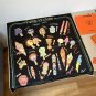 ch 110Hermes silk handkerchief (100% mulberry silk) [Fun ice cream]Designer Elias K_2797