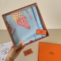 ch 110Hermes silk handkerchief (100% mulberry silk) [Fun ice cream]Designer Elias K_2798