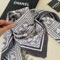 ch 110Kroxin 90cm silk square scarf is made of top-quality twill silk material with h_1263