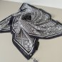 ch 110Kroxin 90cm silk square scarf is made of top-quality twill silk material with h_1263