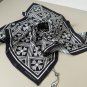 ch 110Kroxin 90cm silk square scarf is made of top-quality twill silk material with h_1264
