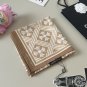 ch 110Kroxin 90cm silk square scarf is made of top-quality twill silk material with h_1265