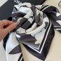 ch 110Kroxin 90cm silk square scarf is made of top-quality twill silk material with h_3711