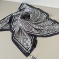 ch 110Kroxin 90cm silk square scarf is made of top-quality twill silk material with h_4192
