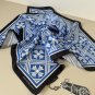 ch 110Kroxin 90cm silk square scarf is made of top-quality twill silk material with h_4195