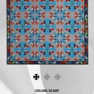 ch 110Kroxin 90cm silk square scarf is made of top-quality twill silk material with h_4199