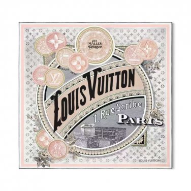 ch 110LV new silk handkerchiefThe Malles Merveilleuruses silk handkerchief draws in