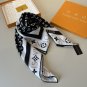 ch 110LV new silk handkerchiefThe Monogram Infinity handkerchief cleverly spreads t