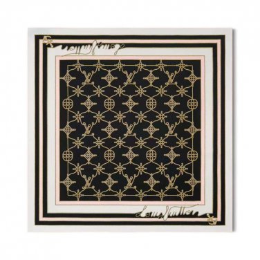 ch 110LV new square scarfThe LV Cordage silk square scarf incorporates Monogram flo_4709