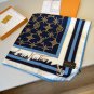 ch 110LV new square scarfThe LV Cordage silk square scarf incorporates Monogram flo_7084