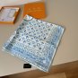 ch 110LV new square scarfThe LV Tiles silk square scarf outlines the border with a_3282