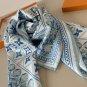 ch 110LV new square scarfThe LV Tiles silk square scarf outlines the border with a_3282