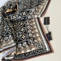ch 110LV new square scarfThe LV Tiles silk square scarf outlines the border with a_3283