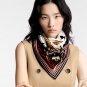 ch 110LV new square scarfThe Ultimate Monogram 90 square scarf reinterprets Louis V
