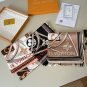 ch 110LV new square scarfThe Ultimate Monogram 90 square scarf reinterprets Louis V_2738