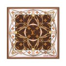 ch 110LV new square scarfThe Ultimate Monogram 90 square scarf reinterprets Louis V_2739