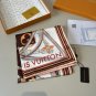 ch 110LV new square scarfThe Ultimate Monogram 90 square scarf reinterprets Louis V_2739