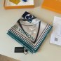 ch 110LV new square scarfThe Ultimate Monogram 90 square scarf reinterprets Louis V_2740