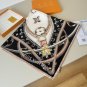 ch 110LV new square scarfThe Ultimate Monogram 90 square scarf reinterprets Louis V_3269