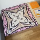 ch 110LV new square scarfThe Ultimate Monogram 90 square scarf reinterprets Louis V_3270