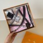 ch 110LV new square scarfThe Ultimate Monogram 90 square scarf reinterprets Louis V_3270
