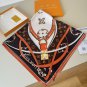 ch 110LV new square scarfThe Ultimate Monogram 90 square scarf reinterprets Louis V_3271
