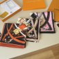 ch 110LV new square scarfThe Ultimate Monogram 90 square scarf reinterprets Louis V_3271