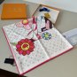 ch 110LV's new Murakami Takashi series square scarfThe LV x TM Monogram Superflat s