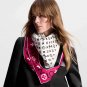 ch 110Lv's new silk handkerchiefThis Monogram Infinity handkerchief is set against