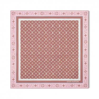 ch 110Lv's new silk handkerchiefThis Monogram Infinity handkerchief is set against_4259
