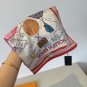 ch 110Lv's new silk handkerchiefThis Up and Away 90 square scarf tells the story of