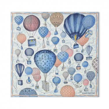 ch 110Lv's new silk handkerchiefThis Up and Away 90 square scarf tells the story of_2300