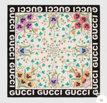 ch 110New Gucci logo flower very beautiful scarf series, very outstanding taste style_4703