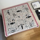 ch 110New Original Small Fragrance 90cm Silk Square TowelChanel Accessories Made o_4300