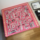 ch 110New Original Small Fragrance 90cm Silk Square TowelChanel Accessories Made o_6591