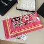 ch 110New Original Small Fragrance 90cm Silk Square TowelChanel Accessories Made o_6591